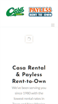 Mobile Screenshot of casarentalandpaylessrto.com